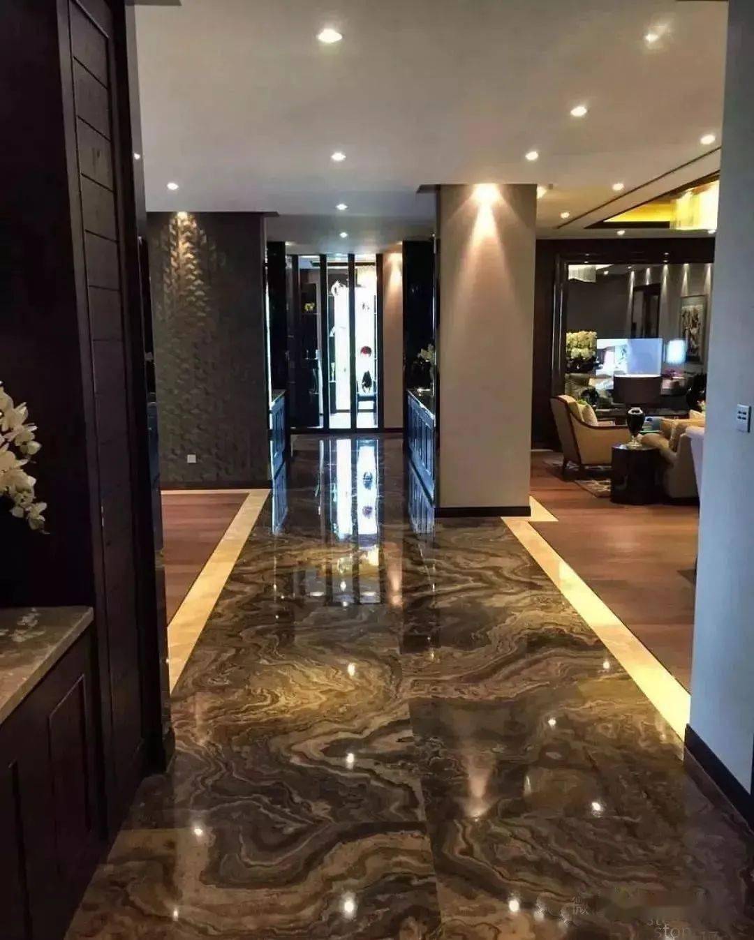 法国木纹石地面装饰，时尚与经典的完美结合