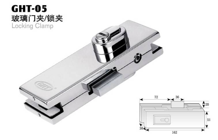 玻璃门夹锁的应用与管理