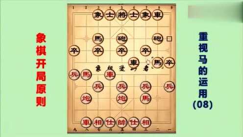象棋开局让马局的诀窍