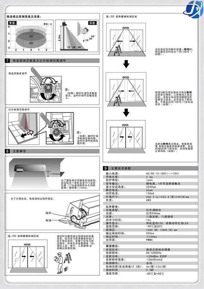 DORMA自动门防夹接线图，技术细节与安装指南