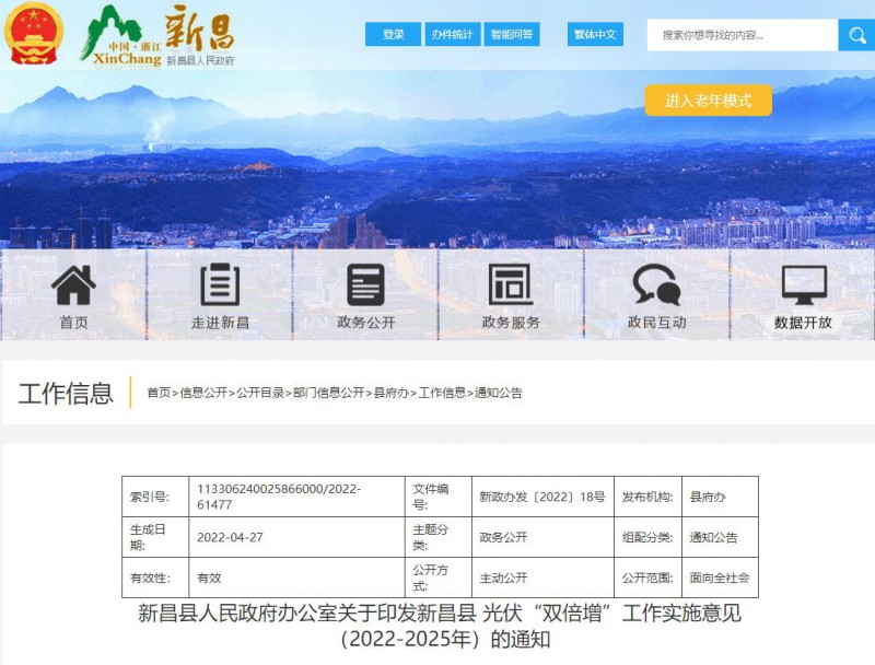 新昌县光伏补贴文件详解