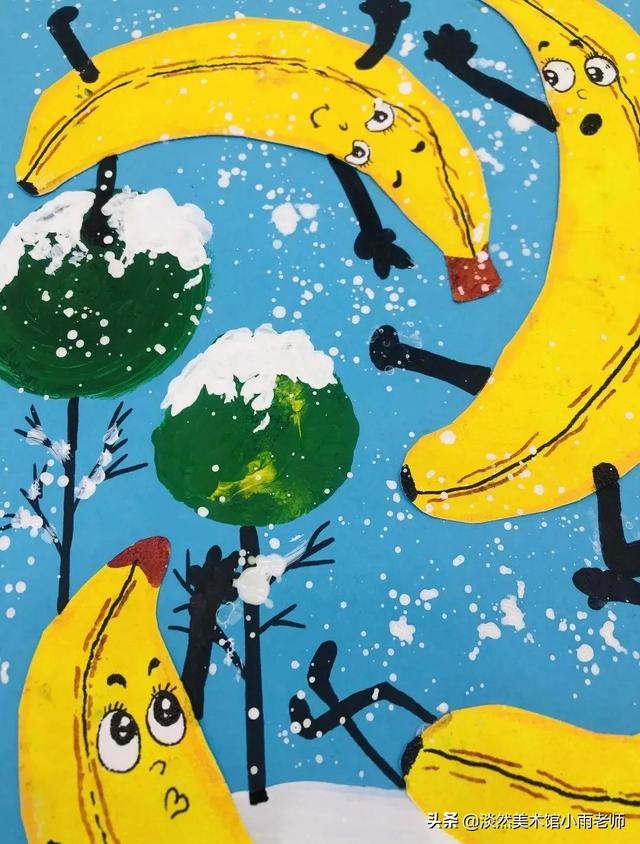 小班美术香蕉，创意绘画与儿童成长的艺术之旅