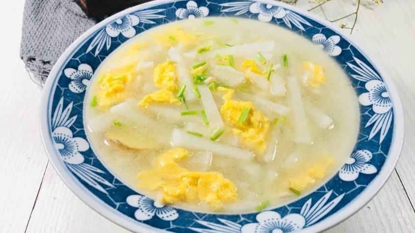 白萝卜蛋花汤，一道美味与健康并存的佳肴