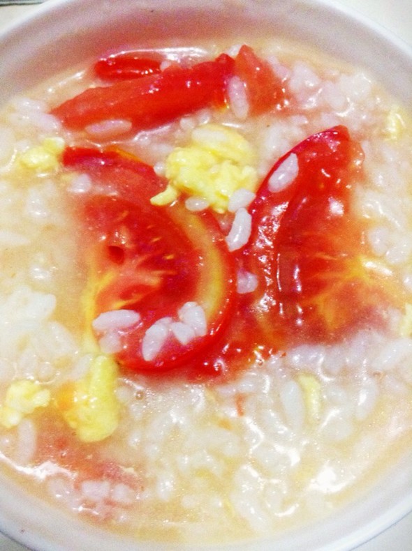 西红柿蛋花粥，美味与健康共舞的营养佳肴